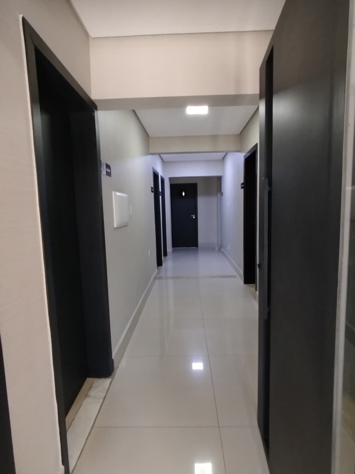 Corredor de acesso às salas